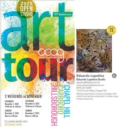 OCAG Open Studio Tour 2025